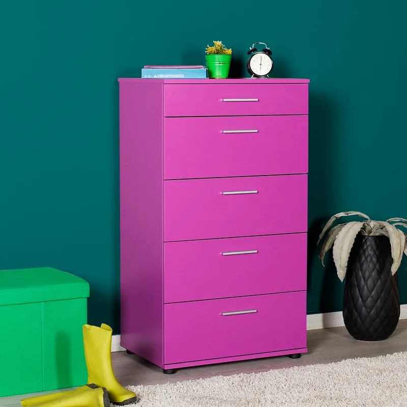 Συρταριέρα Trendline - Purple 479Adr1524 (68x108x44 cm)