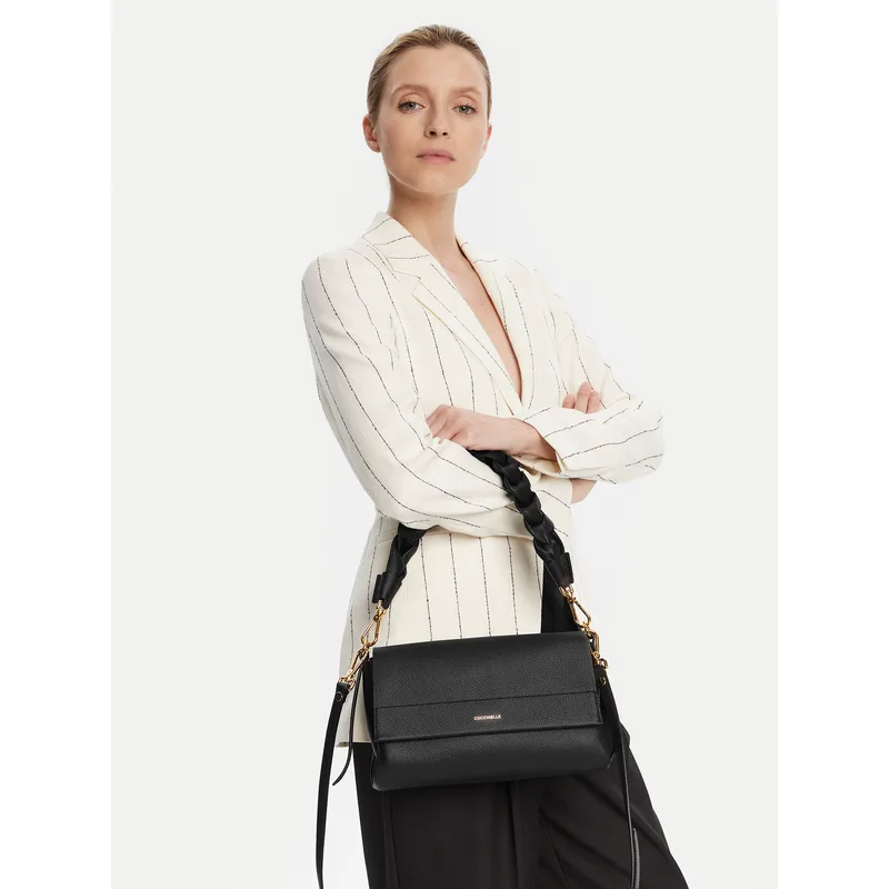 Τσάντα Coccinelle Boheme Grana Double E1 M50 12 01 01 Μαύρο