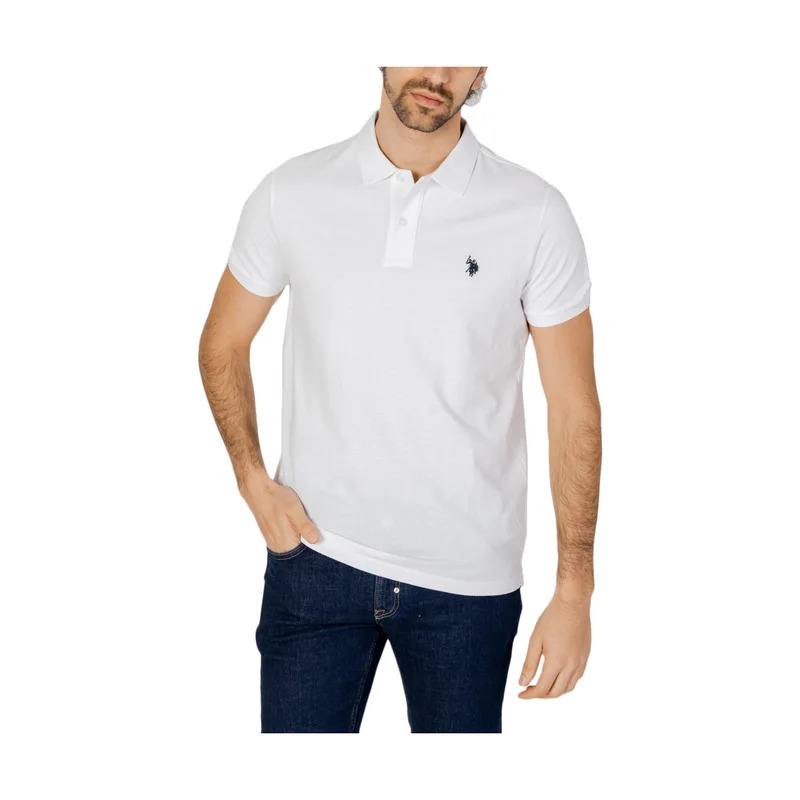 Πόλο με κοντά μανίκια U.S Polo Assn. KING EMBROIDERED LOGO SLIM FIT POLO T-SHIRT MEN U.S. POLO ASSN.