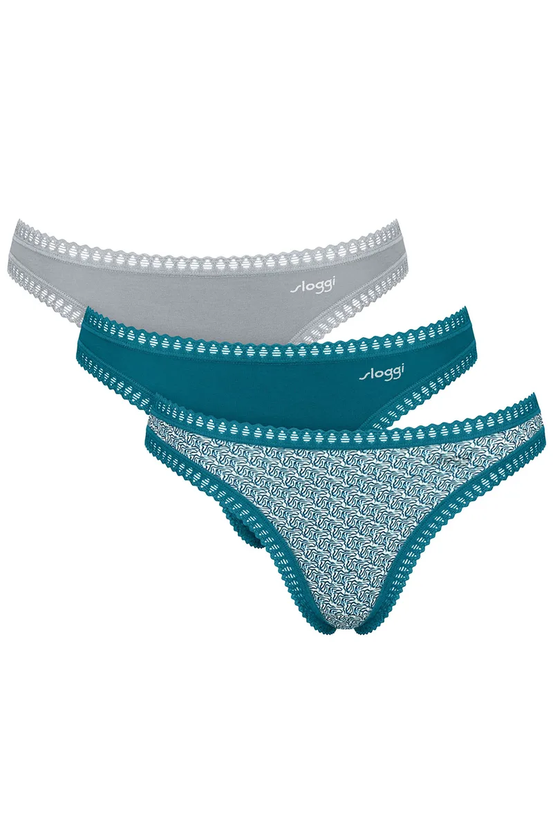 Sloggi γυναικεία εσώρουχα Sloggi GO Crush String (Συσκ. 3 τεμαχίων)-10219704-V022