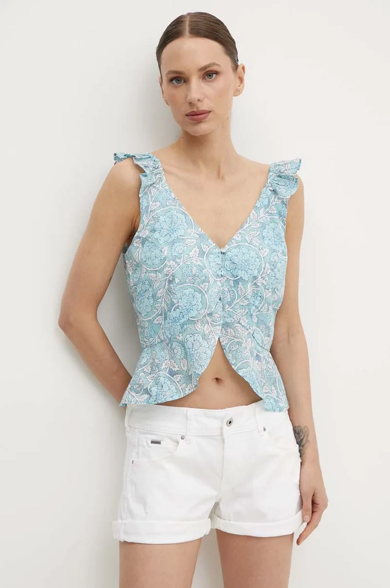 Βαμβακερό τοπ Pepe Jeans EMILIA EMILIA