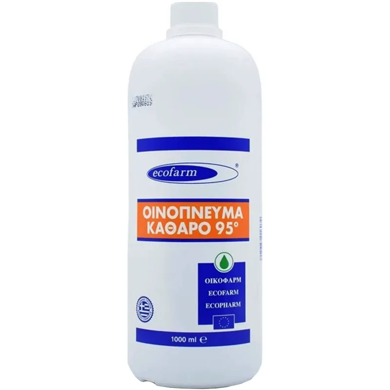 Ecofarm Καθαρό Οινόπνευμα 95° 1000ml 1 Τεμάχιο