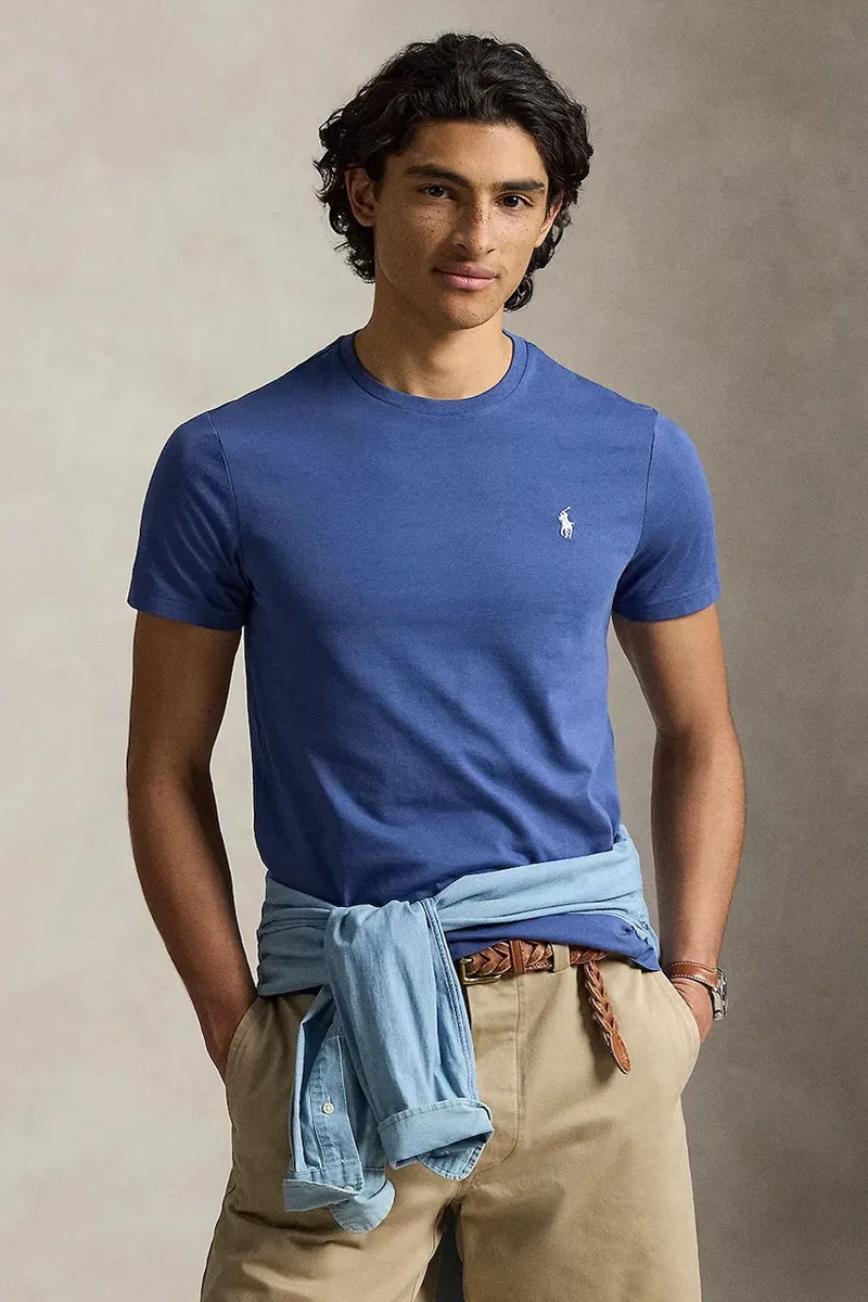 Polo Ralph Lauren T-shirt βασικό ανδρικό βαμβακερό