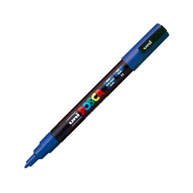 Μαρκαδόρος Posca Fine PC-3M Blue 1.3mm Uni-Ball