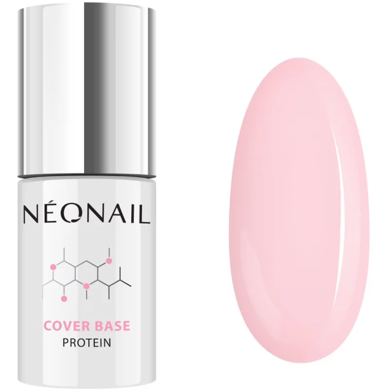 NEONAIL Cover Base Protein βάση βερνίκι για τζελ νύχια απόχρωση Nude Rose 7.2 ml