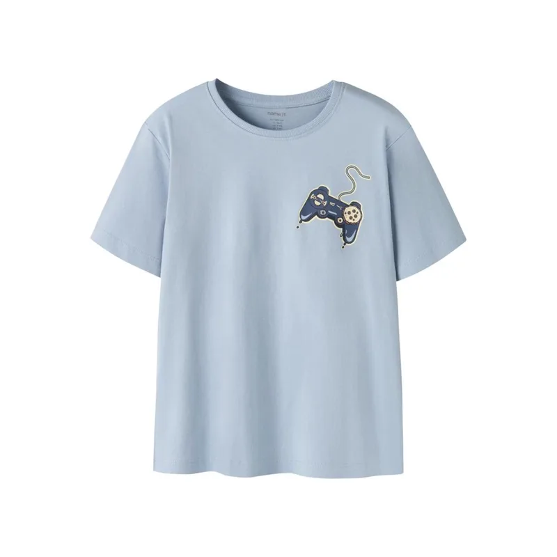 Μπλούζα μακό αγόρι name it-13259697-Blue Fog