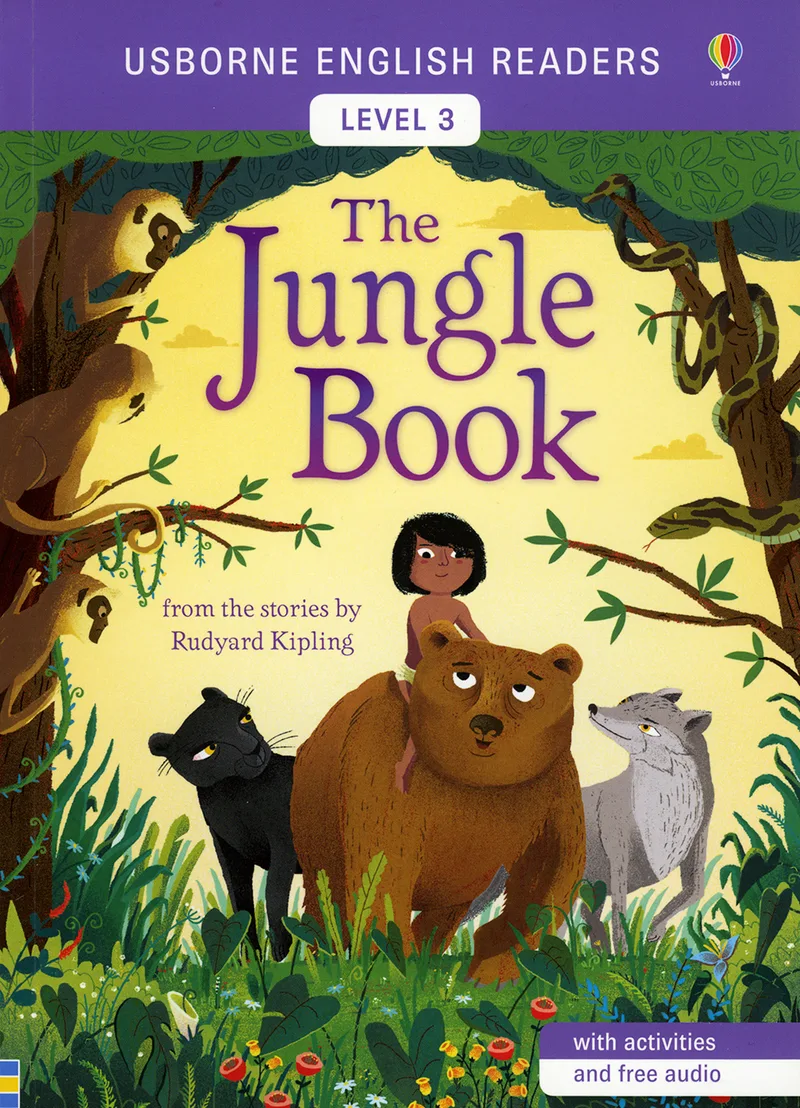The Jungle Book from the story by Rudyard Kipling (with activities and free audio)