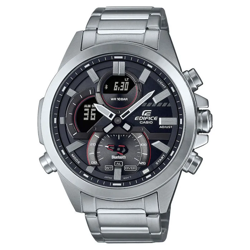 CASIO Edifice Bluetooth Silver Stainless Steel Bracelet ECB-30D-1AEF