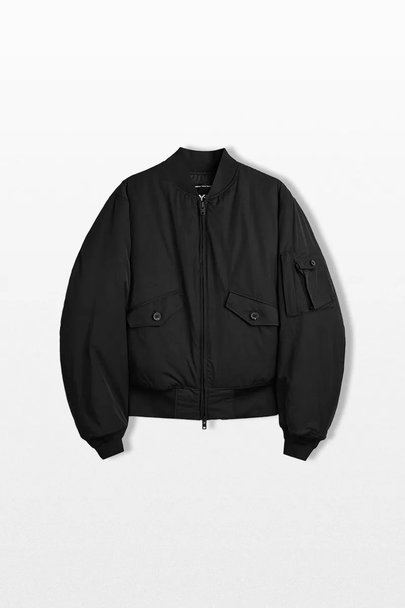 Y-3 Ανδρικό Μαύρο Nylon Bomber Jacket