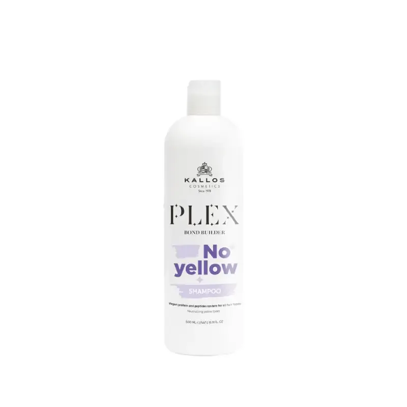 Kallos Plex Bond Builder No Yellow Shampoo 500ml
