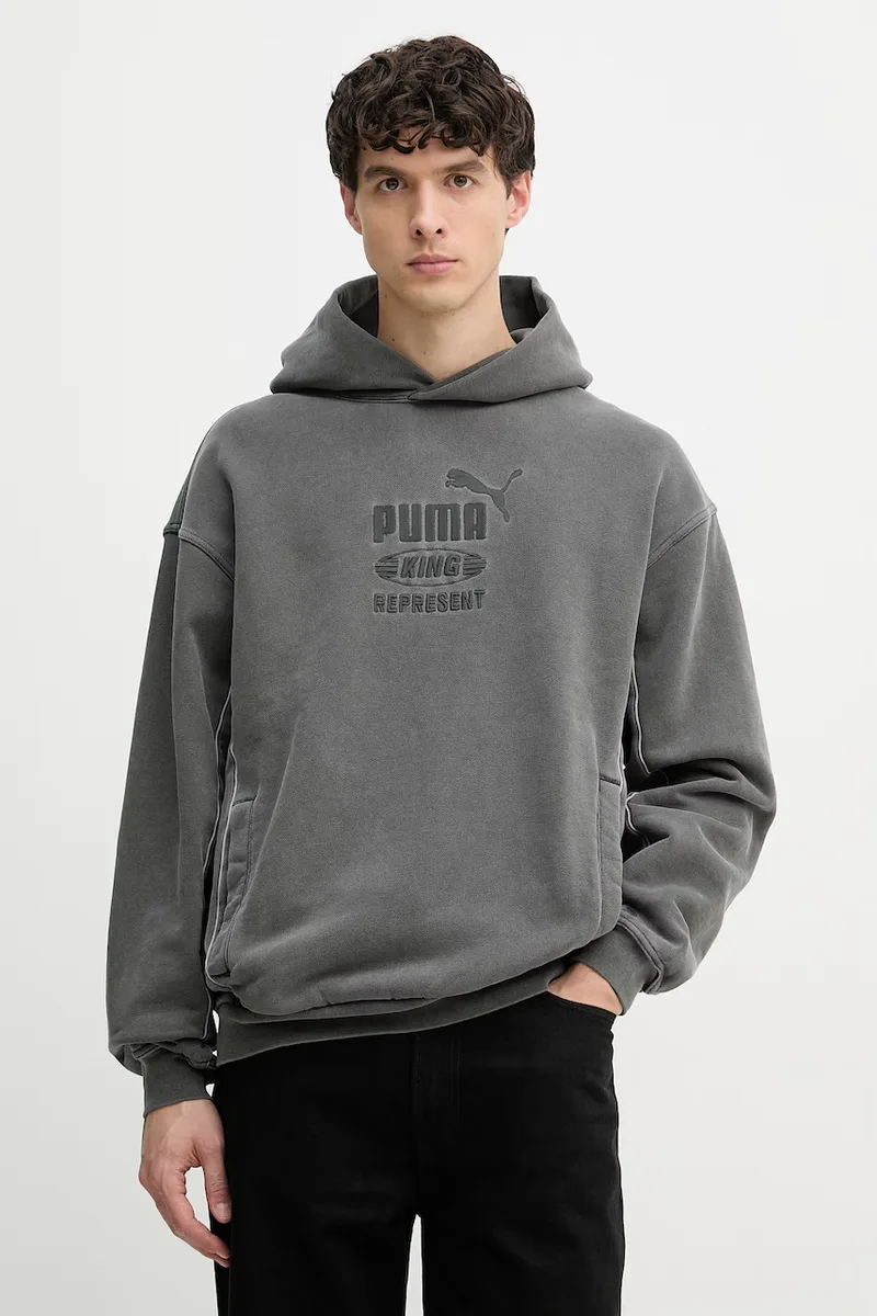 Puma μπλούζα με κουκούλα Ανδρική βαμβακερή PUMA x REPRESENT