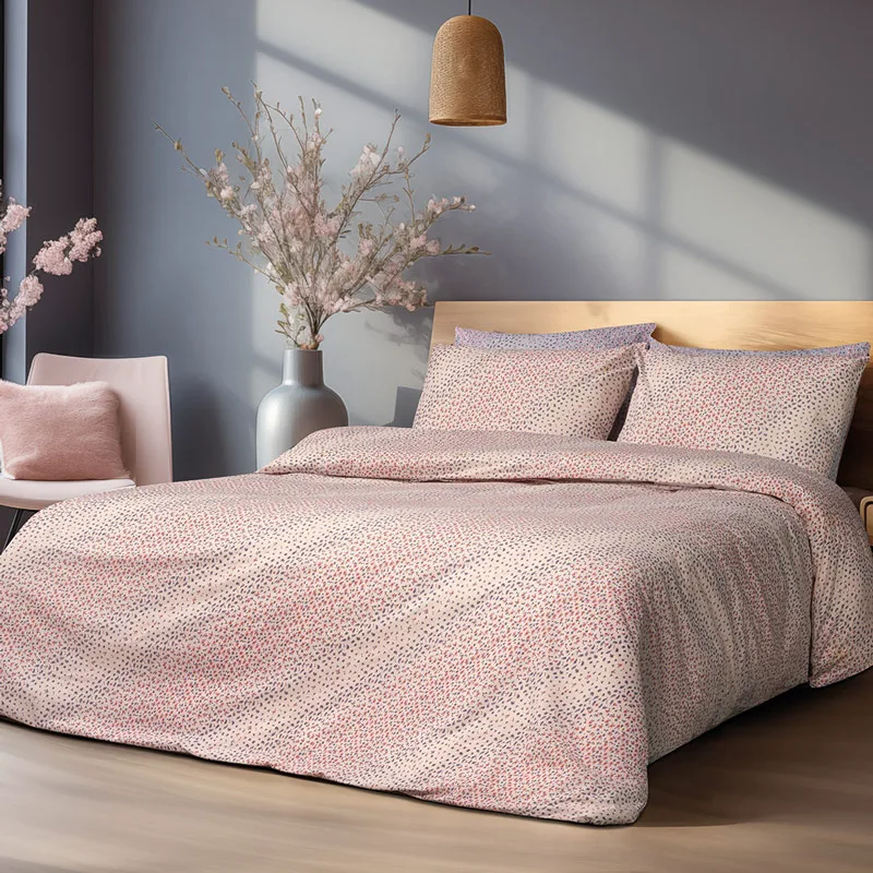 Σεντόνια Υπέρδιπλα Σετ Beauty Home Moritz 12093 Salmon - ΧΩΡΙΣ ΛΑΣΤΙΧΟ 230x260