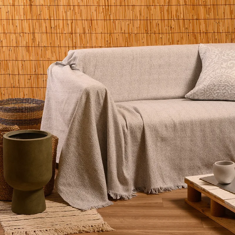 Ριχτάρι Διθέσιου 180X250 Melinen Ophelia Light Grey (180x250)
