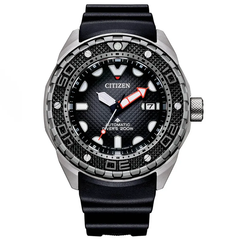 CITIZEN Promaster Automatic Diver Titanium Black Rubber Strap NB6004-08E