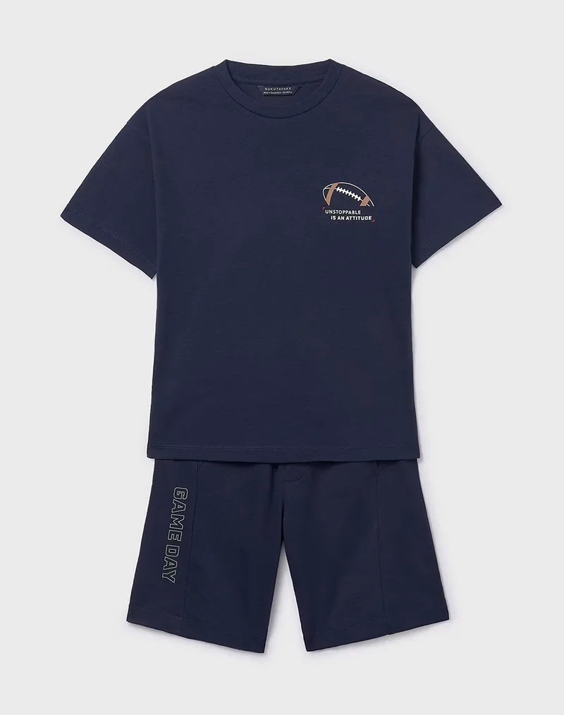 MAYORAL ΣΕΤ ΜΑΚΟ ΣΤΑΜΠΑ ΠΙΣΩ 06689-021 NavyBlue
