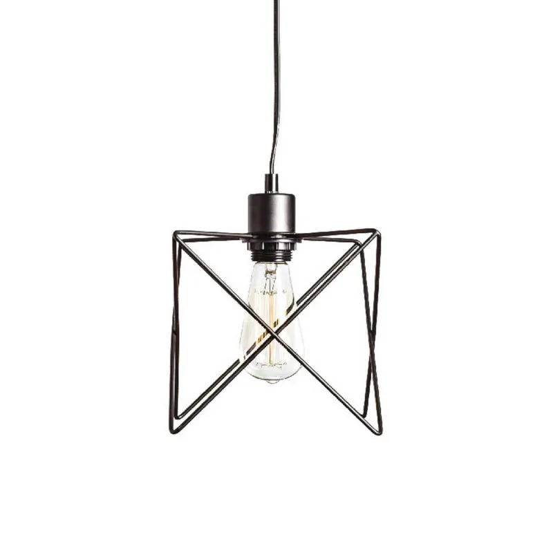Φωτιστικό Οροφής Μονόφωτο Aca Andy KS1462P1BK Black