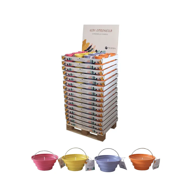 Estia Κερί Σιτρονελας Σε Μεταλλικό Δοχείο 175Gr Assorted