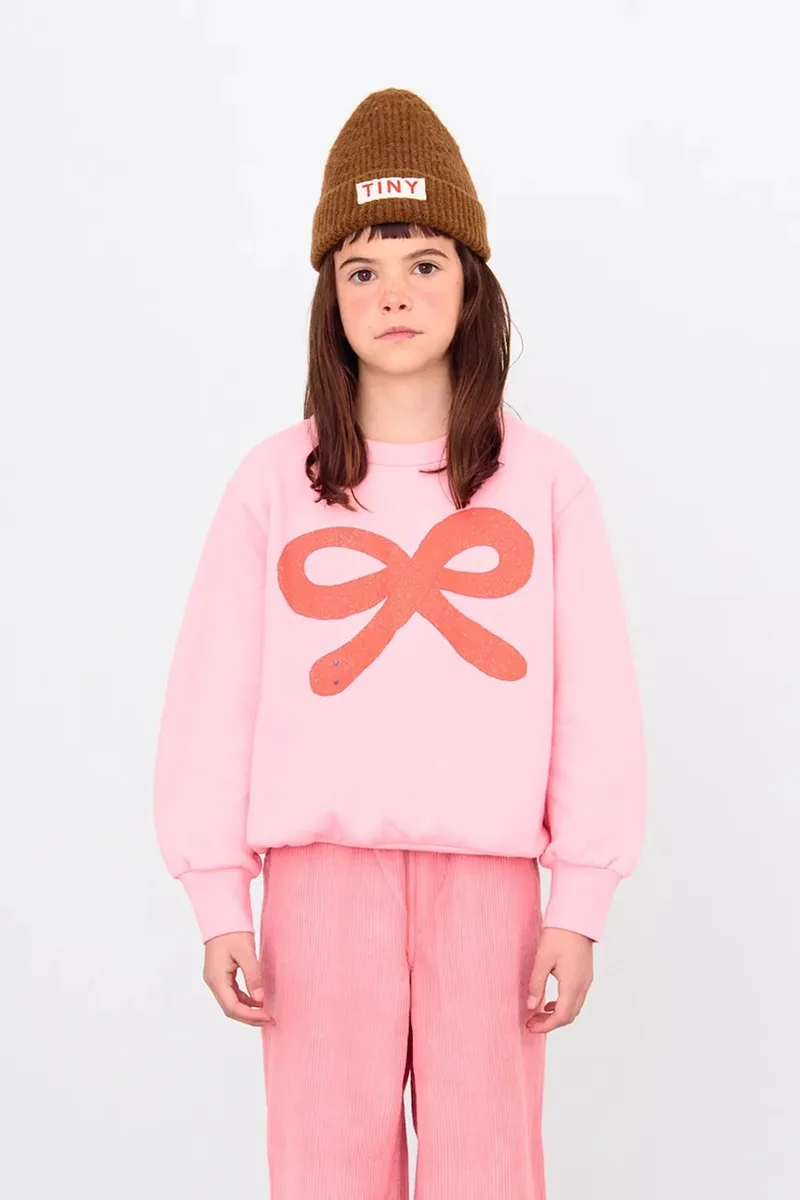 Παιδική βαμβακερή μπλούζα Tinycottons WORM GRAPHIC SWEATSHIRT