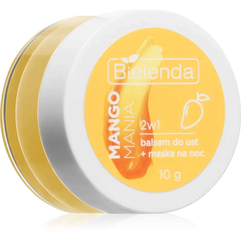 Bielenda Lip Care Lip Balm + Night Mask Βάλσαμο για χείλη με άρωμα Mango Mania 10 γρ