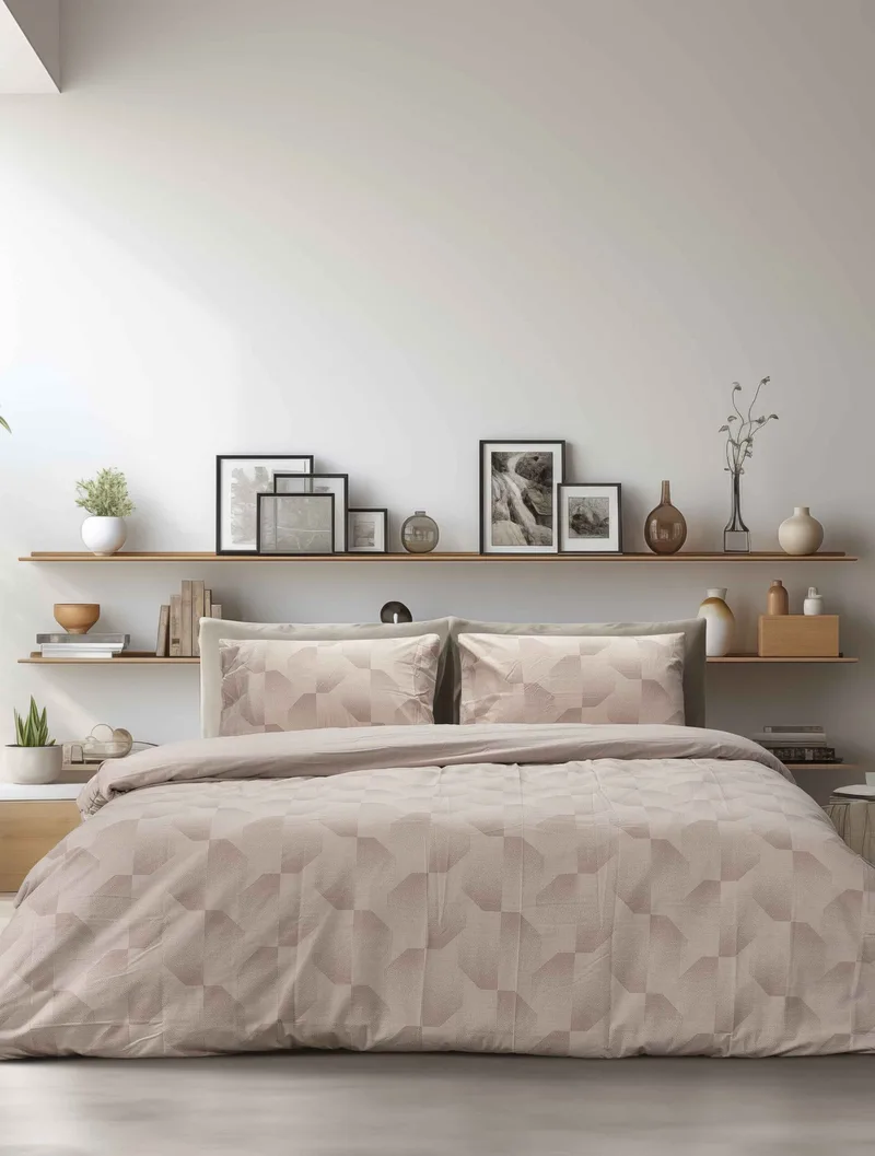 Σετ Σεντόνια Υπέρδιπλα με Λάστιχο 4 Τεμαχίων Madi Boxy 160x200+30