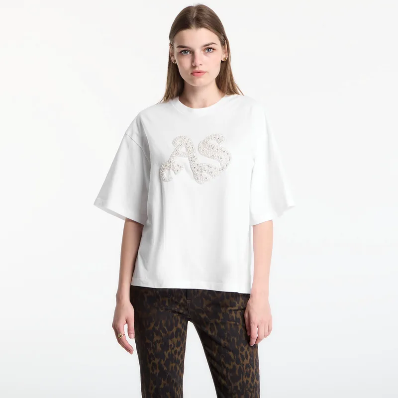 T-shirt AllSaints Icon Amelie Tee Optic White S
