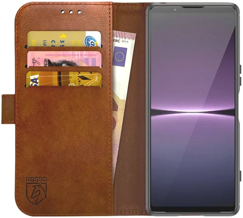 Κόκκινο Element PU Θήκη Πορτοφόλι Sony Xperia 1 V - Brown (8719246387579)
