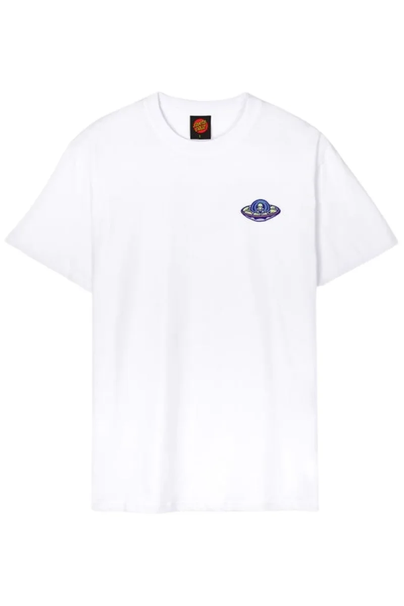 SANTA CRUZ T-Shirts Winkowski UFO Dot T-Shirt - ΛΕΥΚΟ-SCA-TEE-12550-WHITE