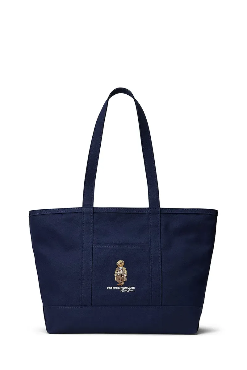 Βαμβακερή τσάντα Polo Ralph Lauren 37 x 56 x 19 cm