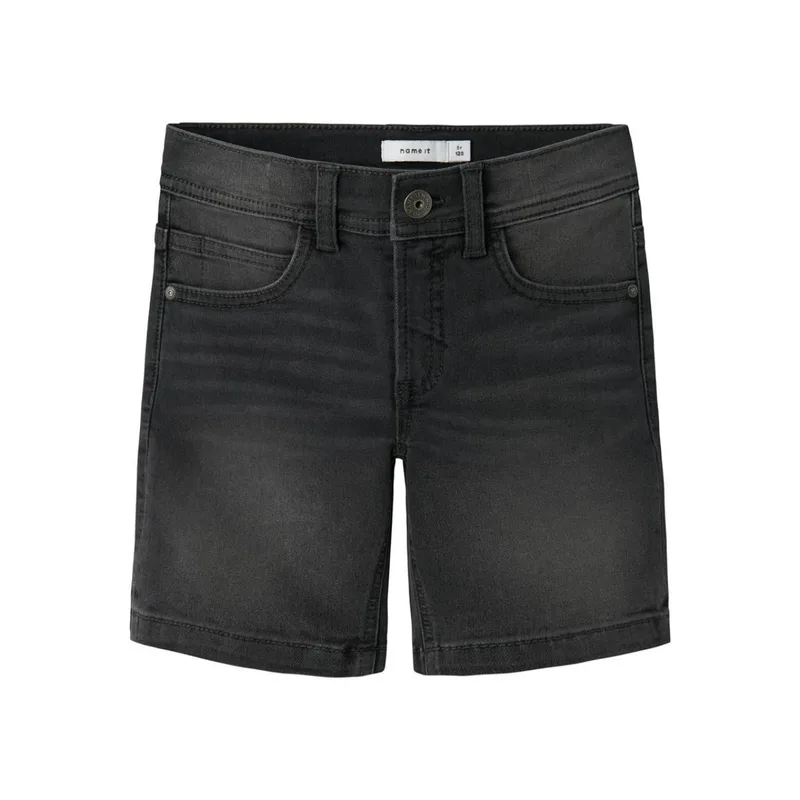 Βερμούδα τζιν αγόρ name it-13238091-Dark Grey Denim