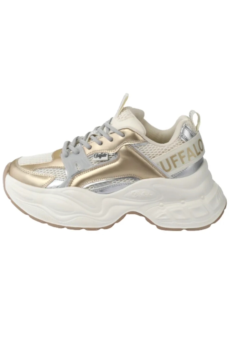 BUFFALO YUNO ONE Γυναικεία Sneakers Platform - Χρυσό-1636644-BEIGE