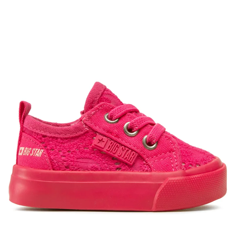Πάνινα παπούτσια Big Star Shoes JJ374015 Ροζ