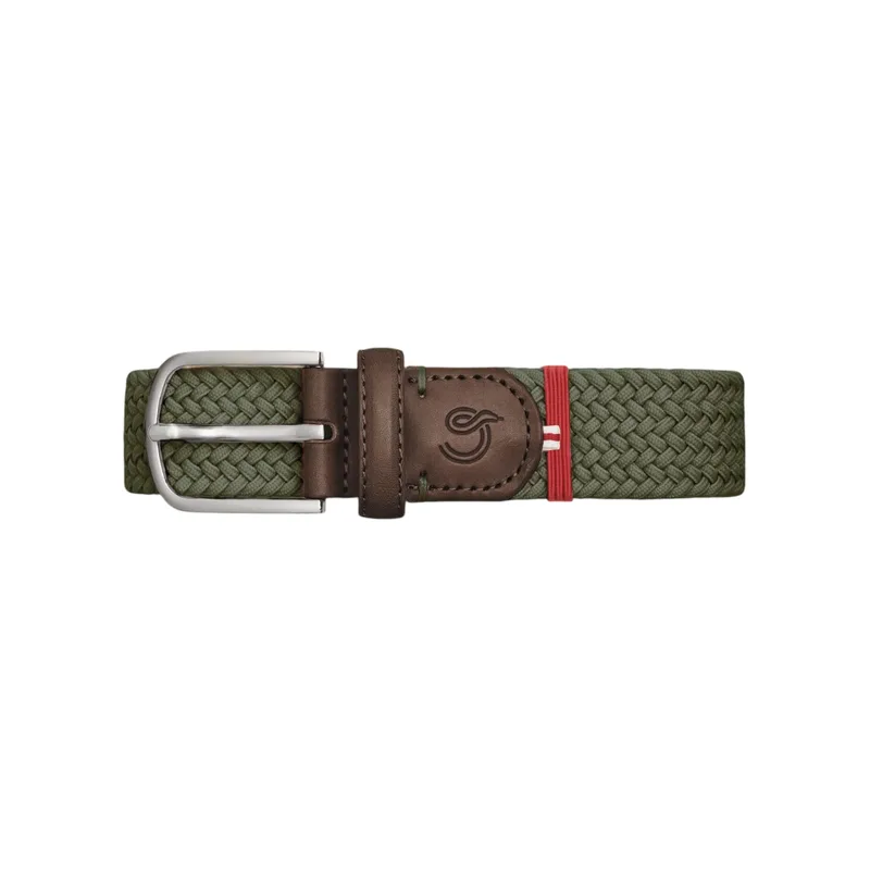La Boucle Ανδρική Ζώνη Πλεκτή Edinburgh B10-100275 Green