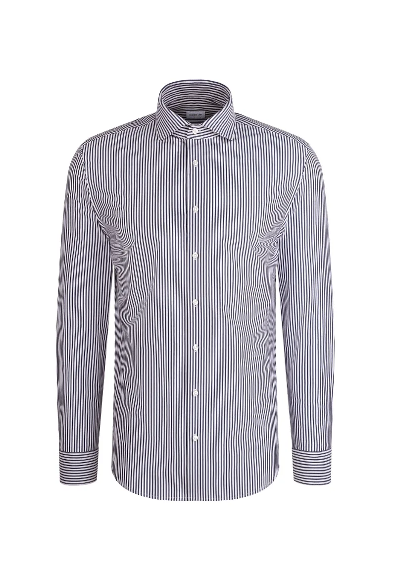 ΑΝΔΡΙΚΟ ΜΑΚΡΥΜΑΝΙΚΟ PERFORMANCE ΠΟΥΚΑΜΙΣΟ LIGHT SPREAD KENT SEIDENSTICKER SLIM FIT ΓΚΡΙ