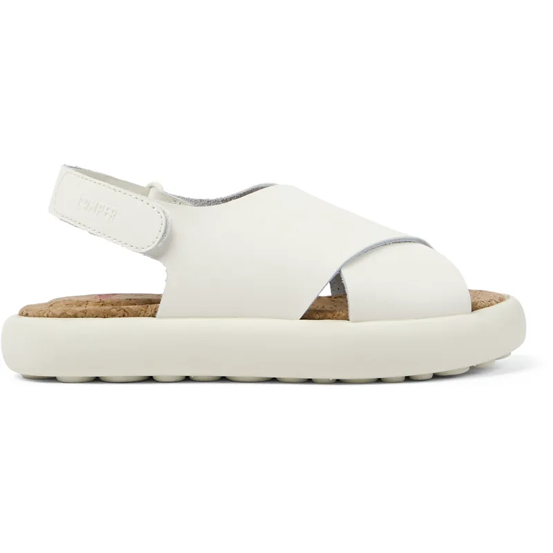 CAMPER Pelotas Flota - Πέδιλα Για Κορίτσια - Λευκό, Μέγεθος 28, Smooth leather