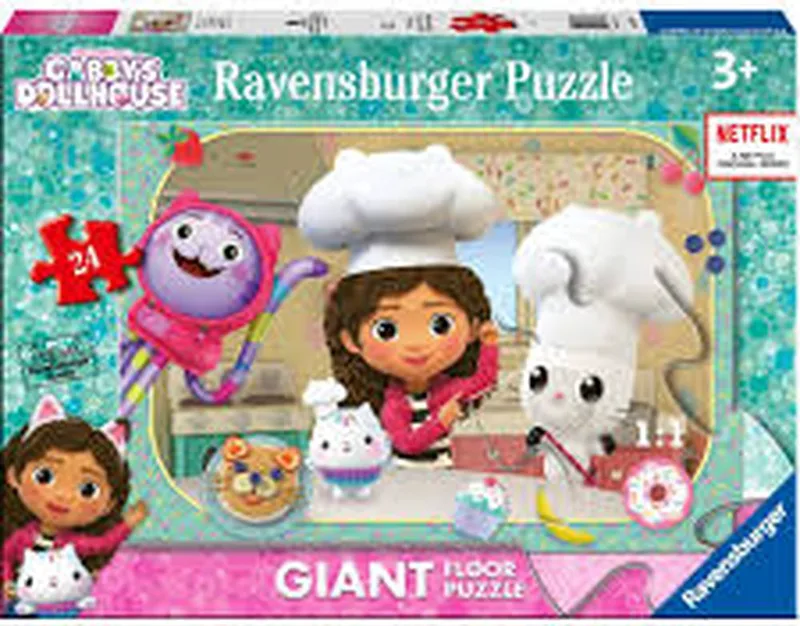 ΠΑΖΛ ΔΑΠΕΔΟΥ GABBY'S DOLLHOUSE RAVENSBURGER 24 ΤΕΜ.