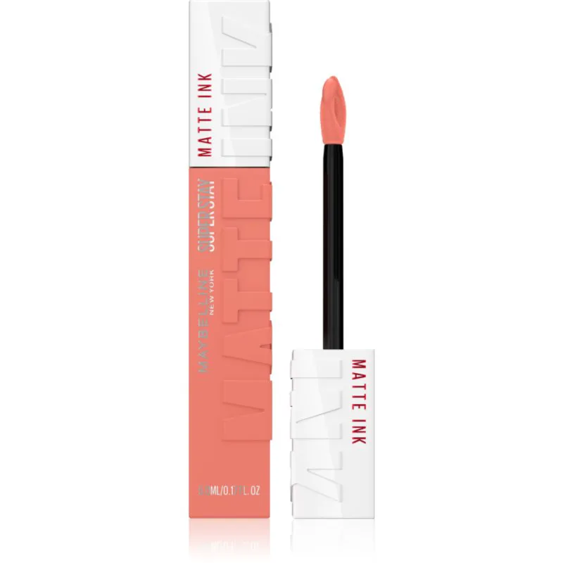 MAYBELLINE NEW YORK SuperStay Matte Ink ματ υγρό κραγιόν για μακρόχρονη επίδραση απόχρωση 60 Poet 5 ml
