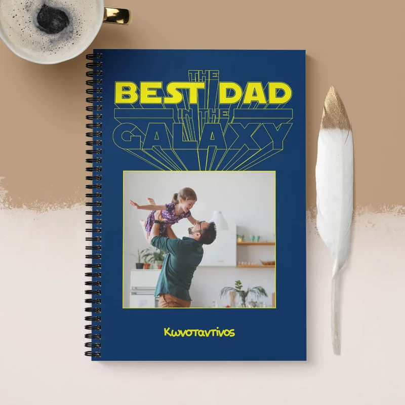 Best Dad In Galaxy - Σημειωματάριο - A4 (21X29.7)
