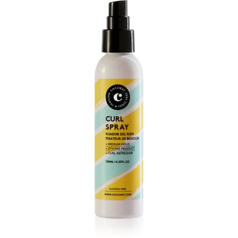 Cocunat Curl Spray σταθεροποιητικό σπρέι για σπαστά και σγουρά μαλλιά 125 ml