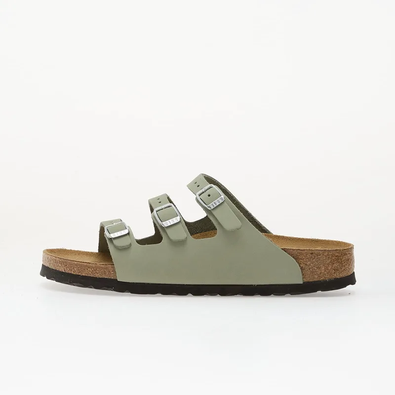 Sneakers Birkenstock Florida Nubuck Leather Women Pure Sage EUR 39