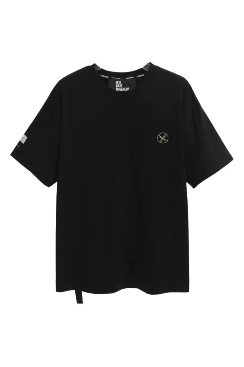 MOD WAVE MOVEMENT T-Shirts MWM X LOGO TSHIRT - MW082020642 - BLACK-MW082020642-BLACK