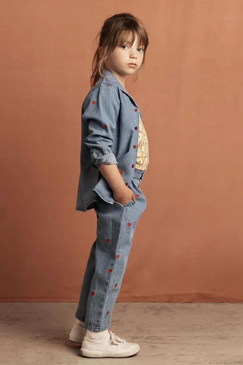Παιδικά τζιν Mini Rodini Mini hearts
