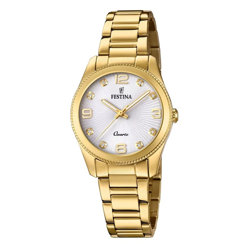 FESTINA Crystals Χρυσό Stainless Steel F20210-1