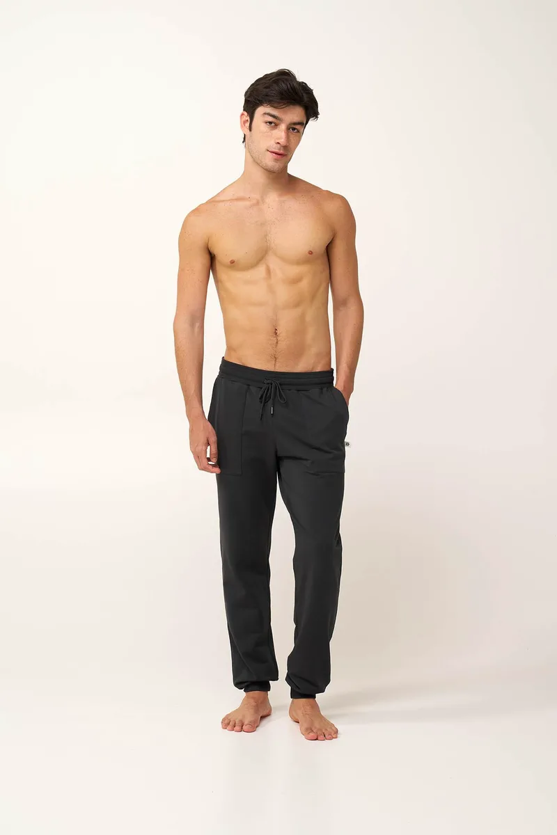 Vamp Βαμβακερό Ανδρικό Παντελόνι με Μανσέτες