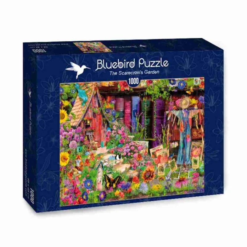 Bluebird Puzzle 70238 -The Scarecrow's Garden -1000 pieces