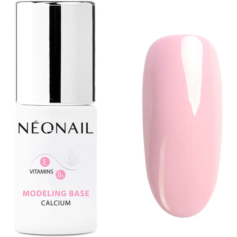 NEONAIL Modeling Base Calcium βάση βερνίκι για τζελ νύχια με ασβέστιο απόχρωση Blush Boomer 7,2 ml