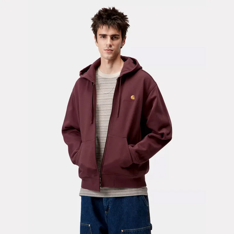 Carhartt WIP Hooded American Script Unisex Ζακέτα (9000235070_87039)