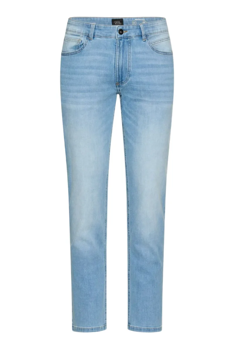 ΑΝΔΡΙΚΟ ΠΑΝΤΕΛΟΝΙ DENIM CAMEL ACTIVE FLEXXXACTIVE ΚΑΝΟΝΙΚΗ ΓΡΑΜΜΗ ΜΠΛΕ