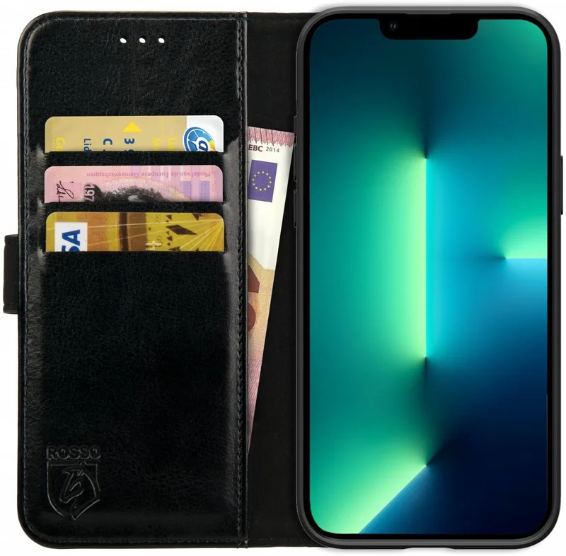 Κόκκινο Element PU Θήκη Πορτοφόλι Apple iPhone 13 Pro Max - Black (8719246324703)