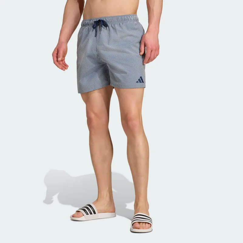 adidas Sportswear Seersucker Stripy Swim Shorts 5-Inch (9000241245_88381)