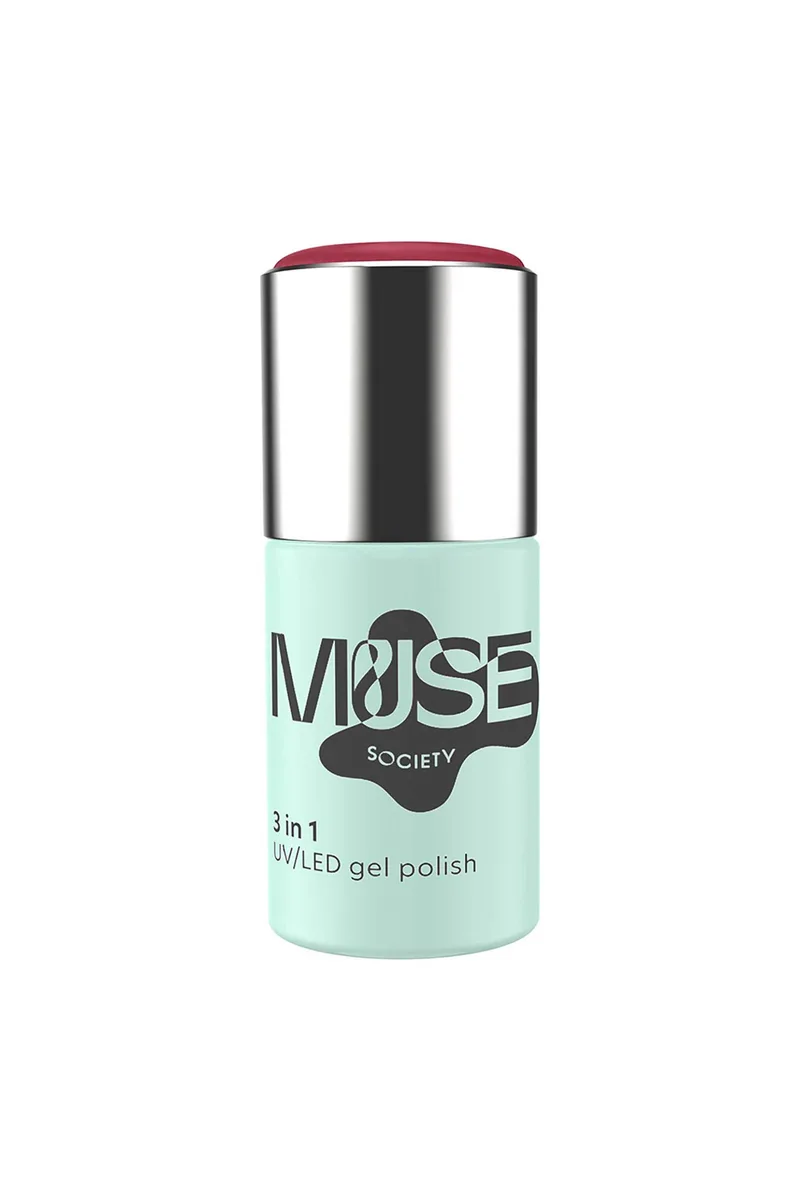Muse Society Nail Gel Polish Ruby Red #004 10 ml - P24A004N Ruby Red #004